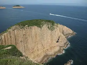 萬宜水庫東壩外的破邊洲