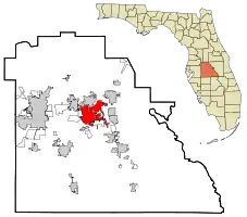 在郡內和州內的位置