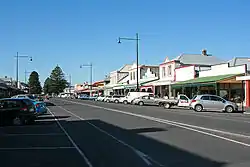 The main shopping precinct