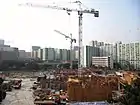 興建中的第一期（2009年12月）