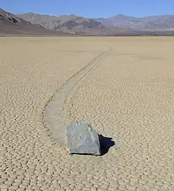 Racetrack Playa, view from south edge of the playa towards The Grandstand