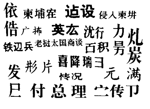 《人民日報》試用二簡字，字形怪異，令讀者困惑。「副總理」改為「付總理」，令人誤解為付姓總理。