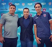 Ronaldo Luís Nazário de Lima, Riccardo Silva and Alessandro Nesta.