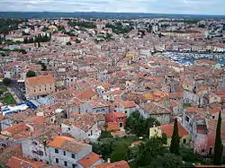 Rovinj, seen from Campanile of Sv. Eufemija church