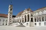 Palace courtyard, university buildings