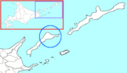 留夜別村行政區域位置