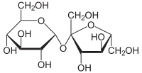 Struktur von Saccharose