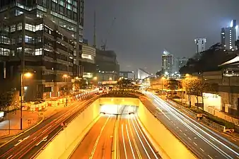 梳士巴利道行車隧道（2017年3月）