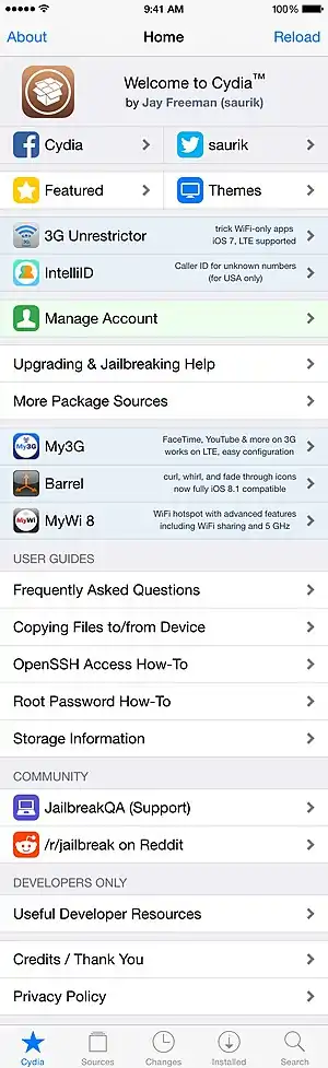 Cydia Store的截图