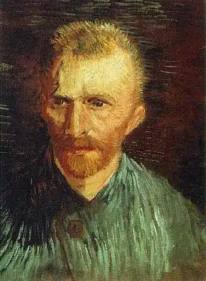 Self-Portrait, Summer 1887, Paris梵高博物馆，阿姆斯特丹 (F77v)