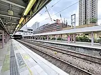 月台戶外部分（2022年4月）