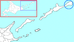 蘂取村行政區域位置