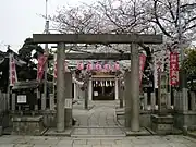 日本大阪神明神社的神明鸟居