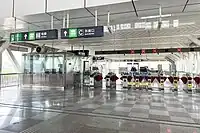 南侧站厅（2023年5月摄）