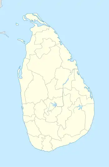 Location of Hanbantota,Sri Lanka