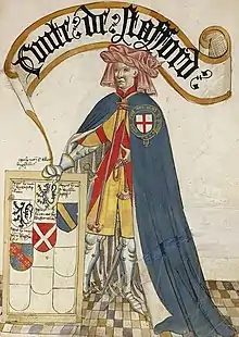 image of a man dressed in late-medieval finery