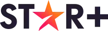 Logo for the Star+ service.