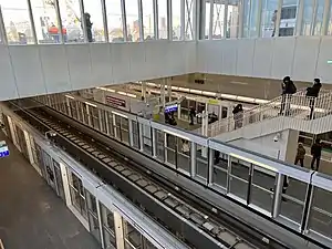 2022年1月車站月台