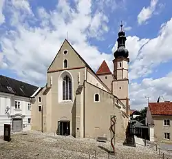 Südwestansicht der profanierten Kirche