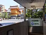 8號出入口與水天宮（2016年4月攝）