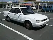 第七代Sunny B13型系1.5L Super Saloon四門轎車車頭(日本後期樣式)