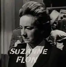 Cropped screenshot of Suzanne Flon in trailer of The Train