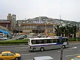 基隆車站與站前圓環（攝於2006年6月18日），原為省道台5線終點