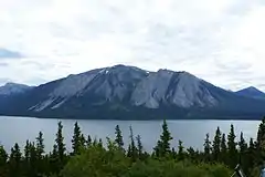 在英屬哥倫比亞西北地區的塔吉什湖，這是 "塔吉什湖隕石"墜落的地點。