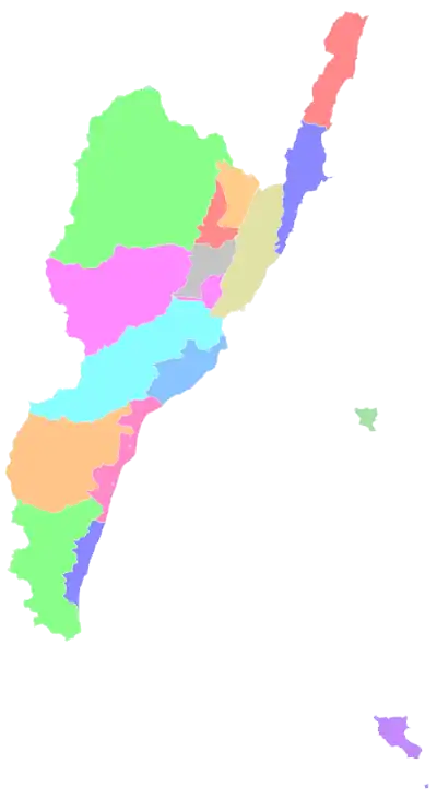 國立成功商業水產職業學校在台東縣的位置