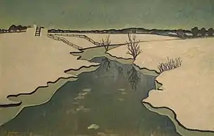 利明卡河冬景，1929