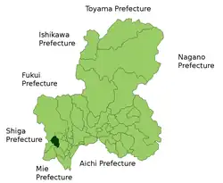 垂井町位置图