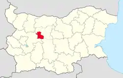 Teteven Municipality within Bulgaria and Lovech Province.