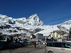 The Matterhorn from Breuil-Cervinia