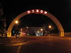 The Dixon Memorial Arch.