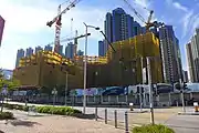 兴建中的 The Parkside（2014年8月）