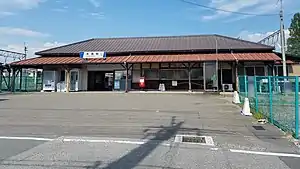 開業以來的木造站舍(2021年9月)