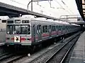 子供之國線使用的東急8090系列車（1991年7月）