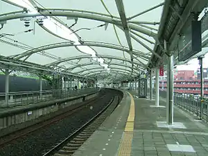 車站月台此圖片需要更新。 (2020年7月24日)請更新本文以反映近況和新增内容。完成修改後請移除本模板。