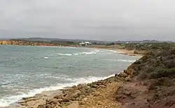 View from Point Danger, looking towards the Torquay surf beach