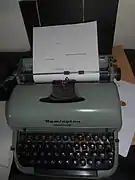 1950 年代後期為英國國內市場製造的 Remington “Quiet-Riter”