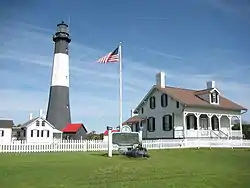 Tybee Island泰比島的天際線