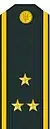 Kapitan of the 1st rank insignia of the Ukrainian Navy (1995-2016)