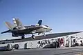 美國海軍陸戰隊F-35B在加富爾號航空母艦起飛