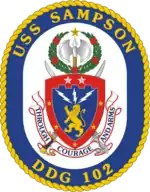 USS Sampson Coat of Arms