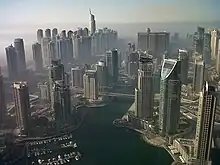 View over Dubai Marina.