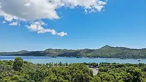 自凤山远眺汕尾海岸