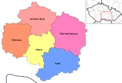 Districts of Vysočina Region