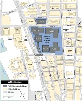 WTC site plan prior to November 9, 2001