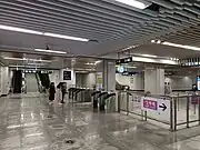 3号线站厅往  5号线南站厅的连通道 (2023年7月)