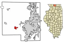 溫納貝戈的位置